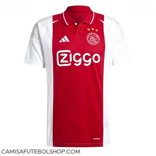 Camisa de time de futebol Ajax Replicas 1º Equipamento 2024-25 Manga Curta